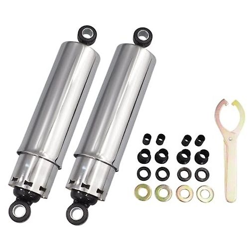 Chrome Covered Shock Absorber - 12"
