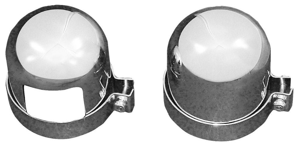 Rear Shock Chrome Cover Set