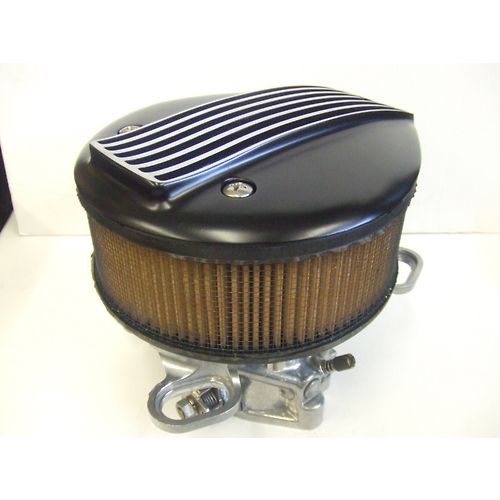 FORK 'Finned' Filter Shield for S&S Super E (Black)