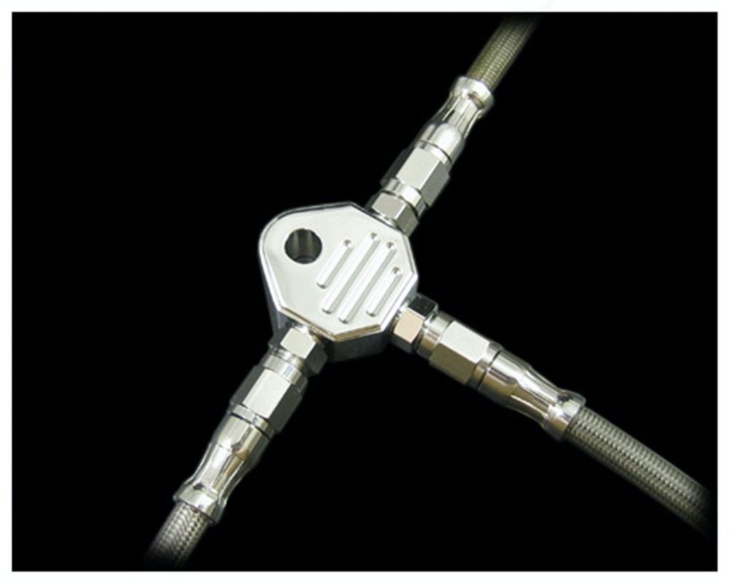 Rib Brake Tee (Black/Chrome)