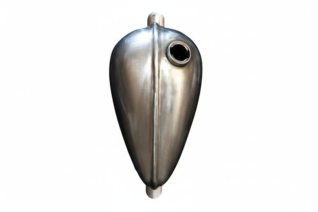 Ribbed Wassel  Style Tank, Offset Filler